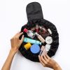 Notino Travel Collection Drawstring Make-Up Bag tilava meikkilaukku Black 1 kpl thumbnail 6