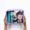 Notino Travel Collection Extra Large Clear Organizer läpinäkyvä meikkipussi XL Purple 27,5x20x12,5 cm 1 kpl thumbnail 3