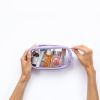 Notino Travel Collection Small Clear Organizer läpinäkyvä meikkipussi läpinäkyvä S Purple 20x10x5 cm 1 kpl thumbnail 4