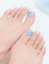 ohora Semi Cured Gel Pedicure Strips P Cotton Cloud thumbnail 2
