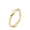 Sistie Silke X Sistie Ring Gold Plated Onesize thumbnail 1