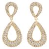 Snö Of Sweden Naomi Irregular Pendant Earring ? Gold/Clear thumbnail 1