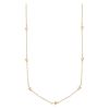 Snö Of Sweden Stina Small Chain Necklace Plain Gold 42 cm thumbnail 1