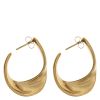 Timi Of Sweden Mia Statement Vintage Hoop Earrings Stainless Stee thumbnail 1