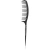 Janeke Carbon Fibre Fashion Comb with a long tail and wavy frame kampa 21,5 x 3 cm 1 kpl thumbnail 1