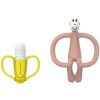 Matchstick Monkey Banana Soother &amp; Monkey Teether lahjasetti lapsille 1 kpl thumbnail 1