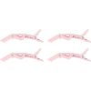Mineas Crocodile Hairclip 4 Pcs Light Pink thumbnail 1