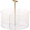 Mineas Spinning Organizer With Handle Transparent thumbnail 1