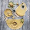 Zopa Silicone Set ruokailusetti lapsille Mustard Yellow thumbnail 4